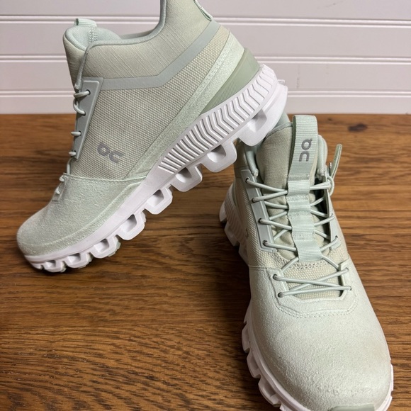 ON Women's Cloud Hi Running Sneaker Shoes, Mineral Size W6.5 - Picture 7 of 11